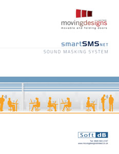 Moving Designs Sound Masking Products Brochure